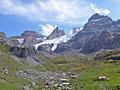 Ober Bergli and the Bluemlisalp glacier