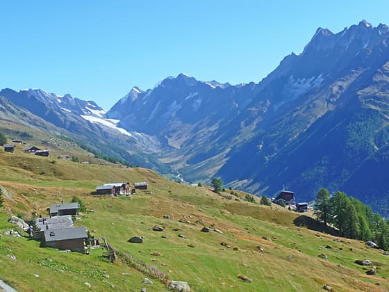 Cirque at the head of the valley