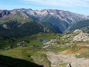 Great view to the southwest from Trail Rider Pass