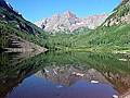 The iconic Maroon Bells