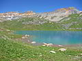 View of Pilot Knob and the ridge to the west of Ice Lake