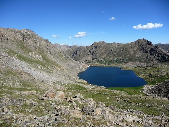 View of Lost Man Lake from Lost Man Pass 