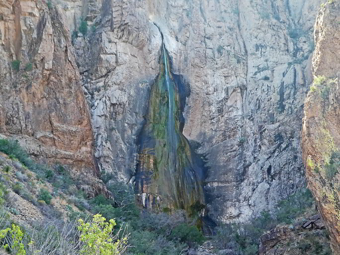 Window pour-off and waterfall