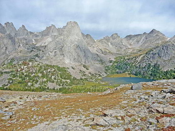 Lonesome Lake and the Cirque of the Towers