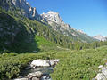 Mount Owen towering above the south side of the canyon