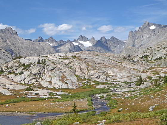 Titcomb Basin view