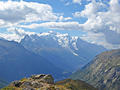 Looking toward Mont Blanc from Posettes