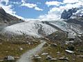 Approaching the Gorner Glacier Viewpoint