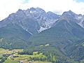 View of the Piz Minger massif