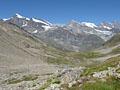 View down the Ofen valley on the climb to Jatzilucke