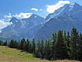 View of the Eiger, Monch and Jungfrau